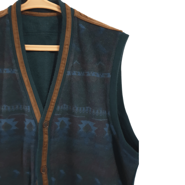 Vintage Wool Vest (Made in Italy) - Funkify