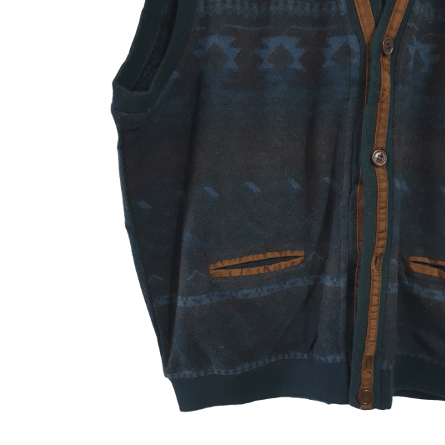 Vintage Wool Vest (Made in Italy) - Funkify