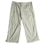 White Puma Capri Pants - Funkify