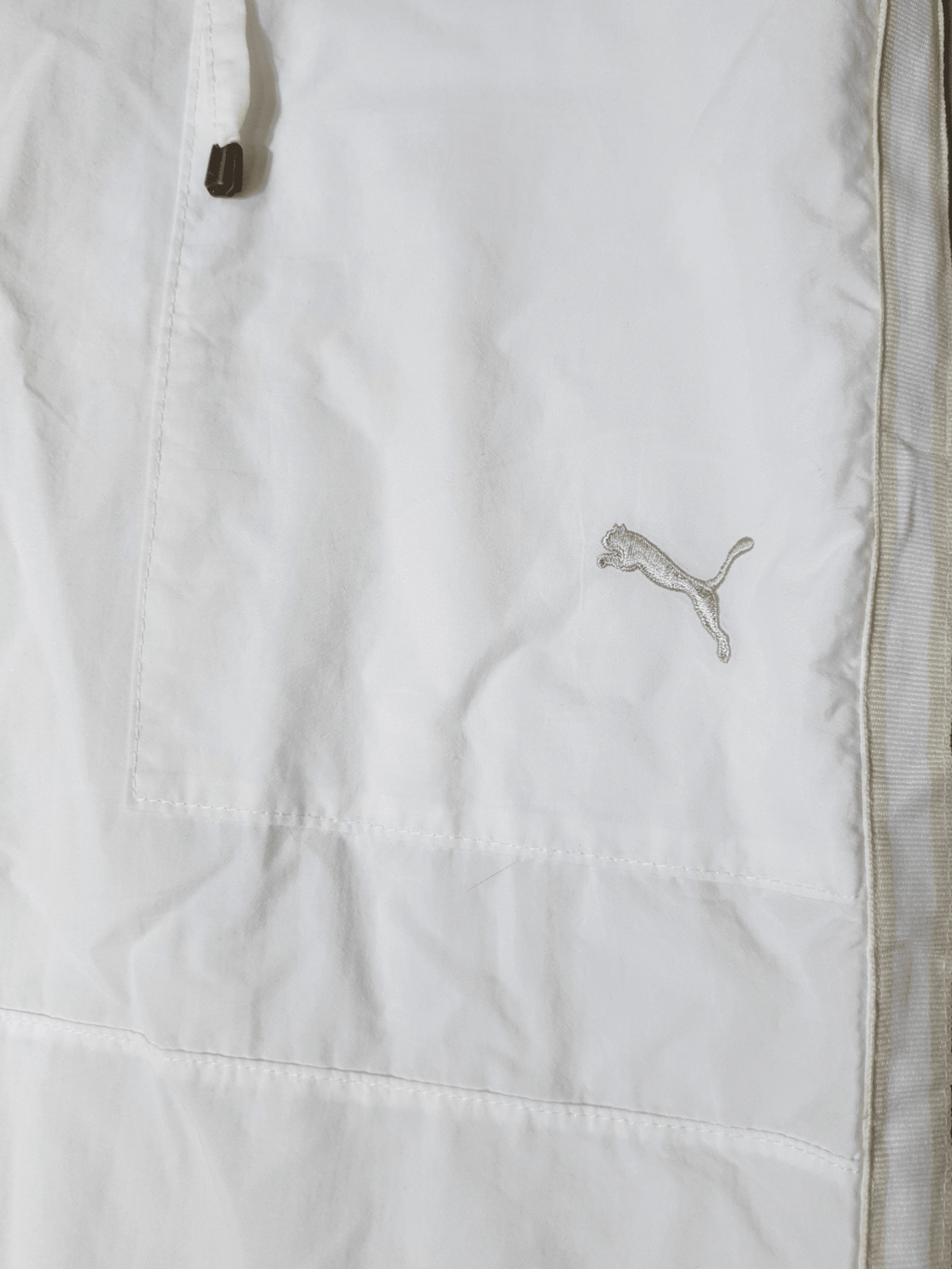 White Puma Capri Pants - Funkify