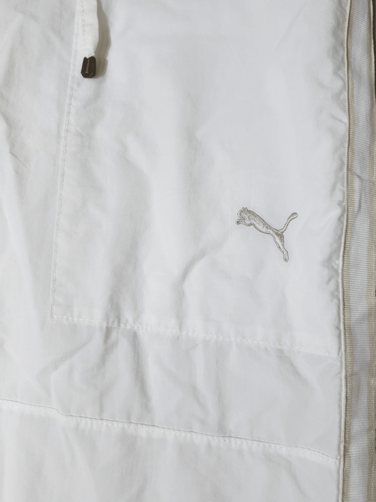 White Puma Capri Pants - Funkify